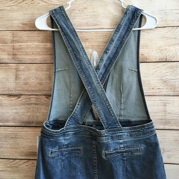NEW WITH TAGS NEWBURY KUSTOM DENIM OVERALL DRESS - Picture 5 of 8